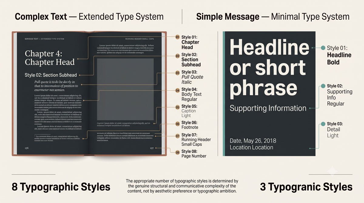 How to Choose Typefaces: Selection Principles That Work 2 Match Typeface Range to Text Complexity