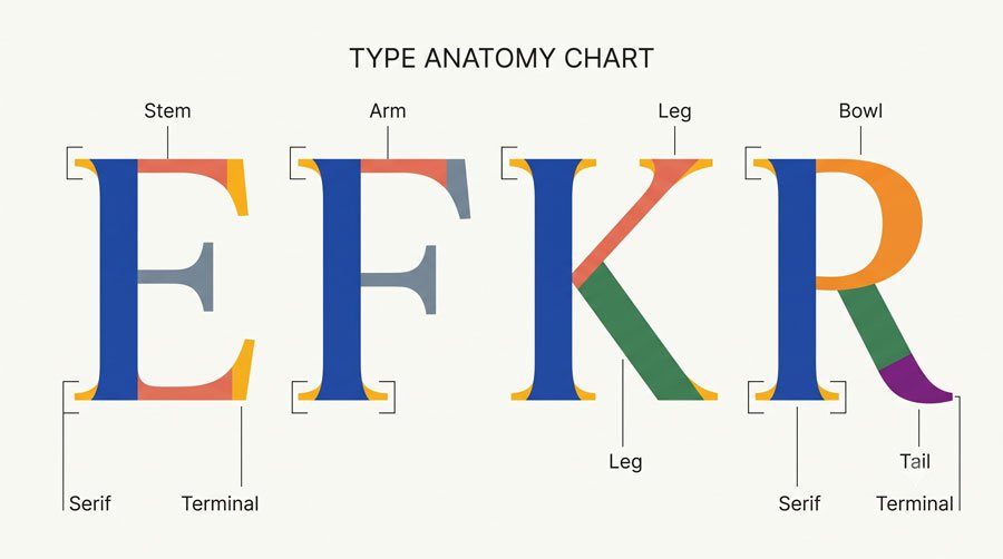 Type Anatomy: Learn the Language of Letterforms 5 Strokes, Serifs and Terminals
