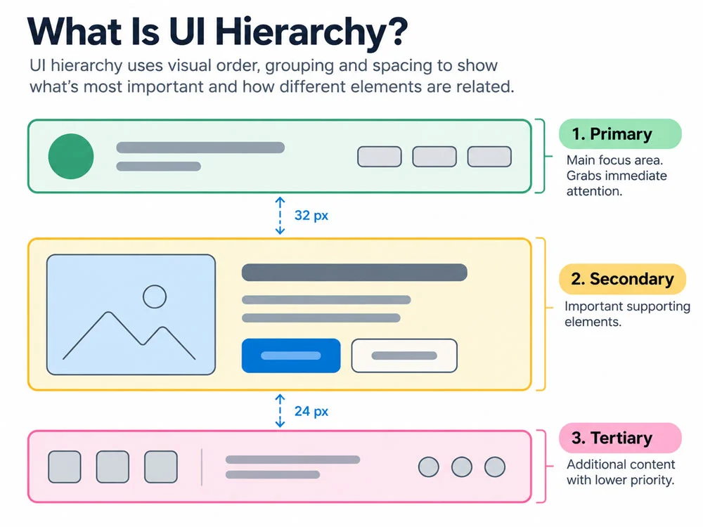 UI Hierarchy & How to Practice Design (Part 5) 1 What Is UI Hierarchy?