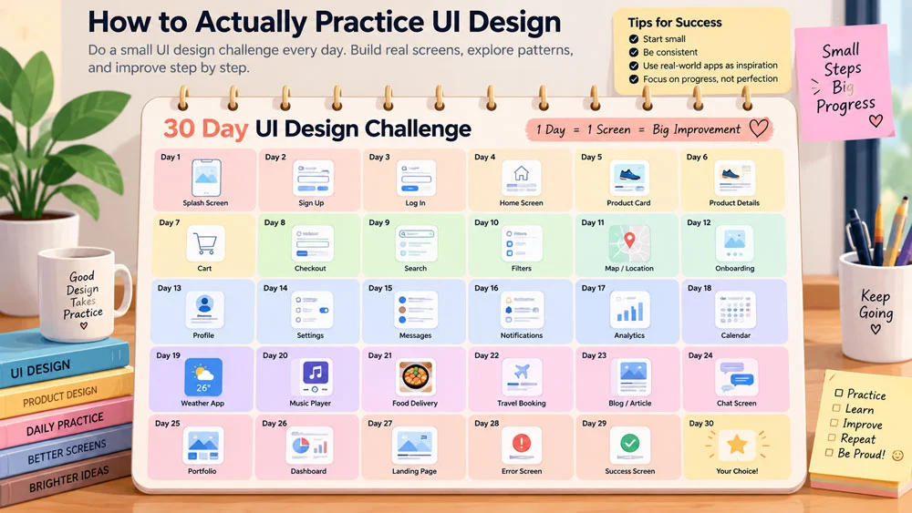 UI Hierarchy & How to Practice Design (Part 5) 5 How to Actually Practice UI Design