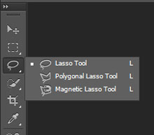 lasso tool | polygonal lasso tool | magnetic lasso tool
