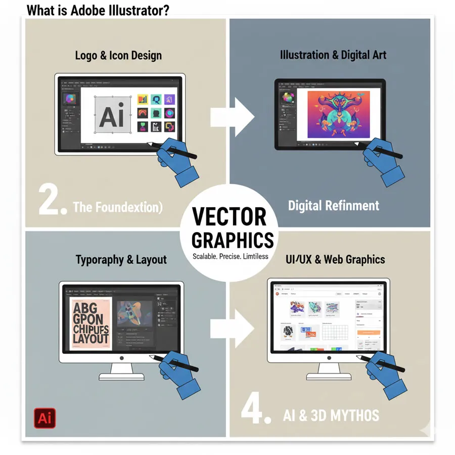 What Is Adobe Illustrator? Beginner’s Guide & Photoshop Comparison 1 What is Adobe Illustrator