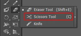 How to use Eraser tool in illustrator 6 Scissors Tool in illustrator