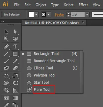 Master Adobe Illustrator Shape Tools: Complete Guide 19 Flare Tool in illustrator