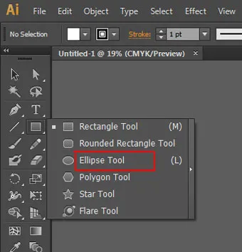Master Adobe Illustrator Shape Tools: Complete Guide 8 Ellipse Tool in illustrator