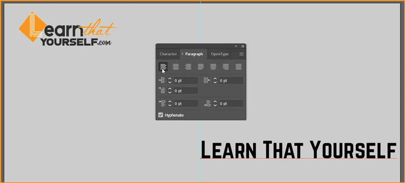 Master Illustrator Type Tool: Complete Guide 9 Point text left aligned