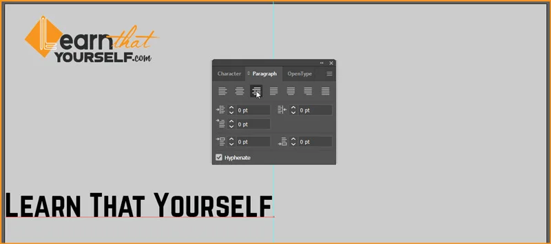 Master Illustrator Type Tool: Complete Guide 11 Point text Right aligned