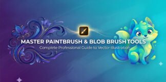 Paintbrush tool and Blob brush tool in illustrator