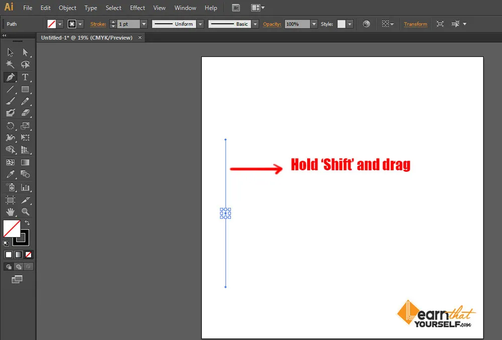 How to use the Pen Tool in illustrator 2 Handles in Anchor point using Pen tool in illustrator
