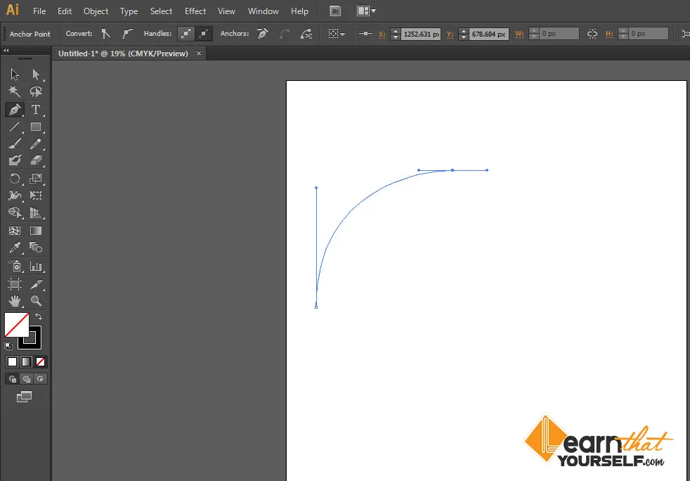 How to use the Pen Tool in illustrator 3 Semi-circular path created using pen tool in illustrator