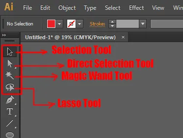 Selection Tools in illustrator 1 Selection tools in illustrator