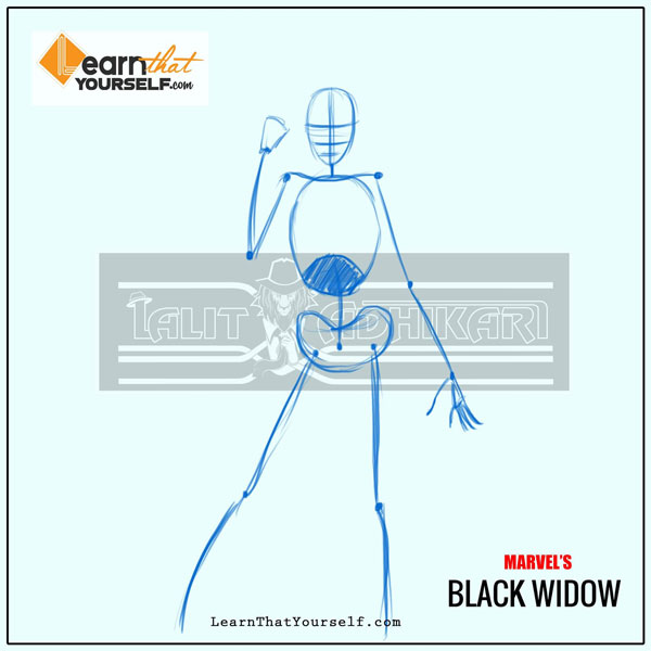 black widow female anatomy step 1