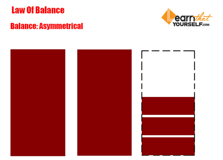 asymmetrical balance in laws of design