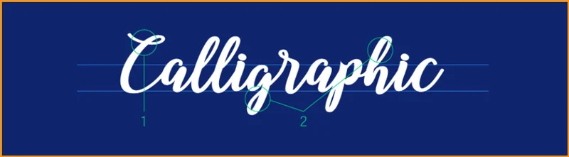 Typography 12 Calligraphic Script Font