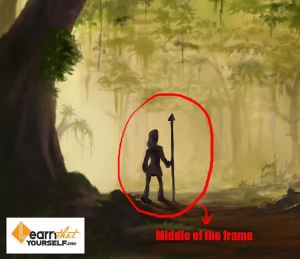 Rule Of Thirds 4 subject at middle