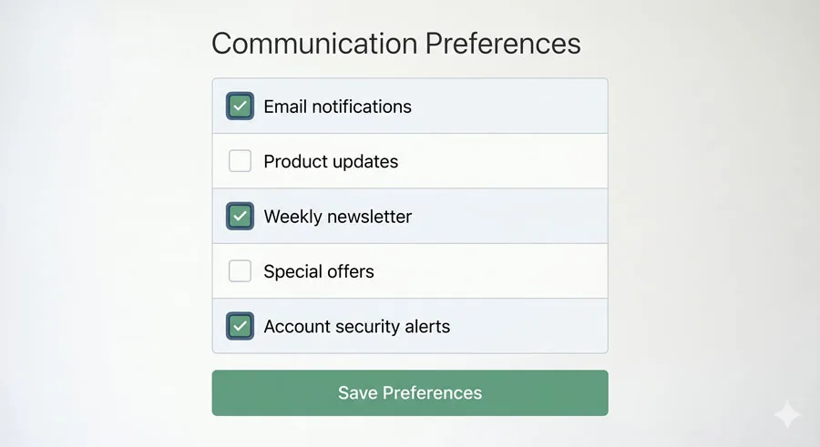 UI UX Glossary Part 1: 20 Essential UI Terms Every Designer Must Know 8 Checkboxes