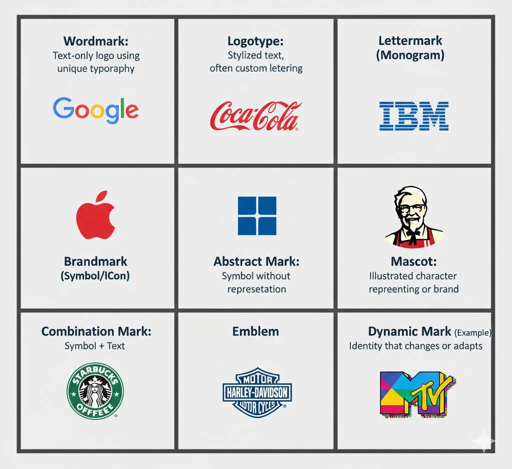 How to Create a Logo in Adobe Illustrator: Complete Step-by-Step Tutorial for Beginners 4 5 Types of Logos: Understanding Different Logo Categories