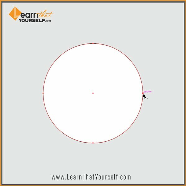 How to make a semicircle in illustrator