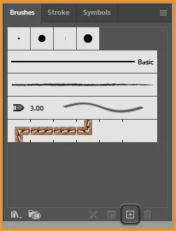 How to Create A Pressure Sensitive Brush in Illustrator 2 New brush option in Brush Panel
