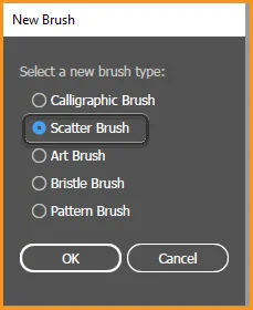 How to Create A Pressure Sensitive Brush in Illustrator 3 New brush dialog box