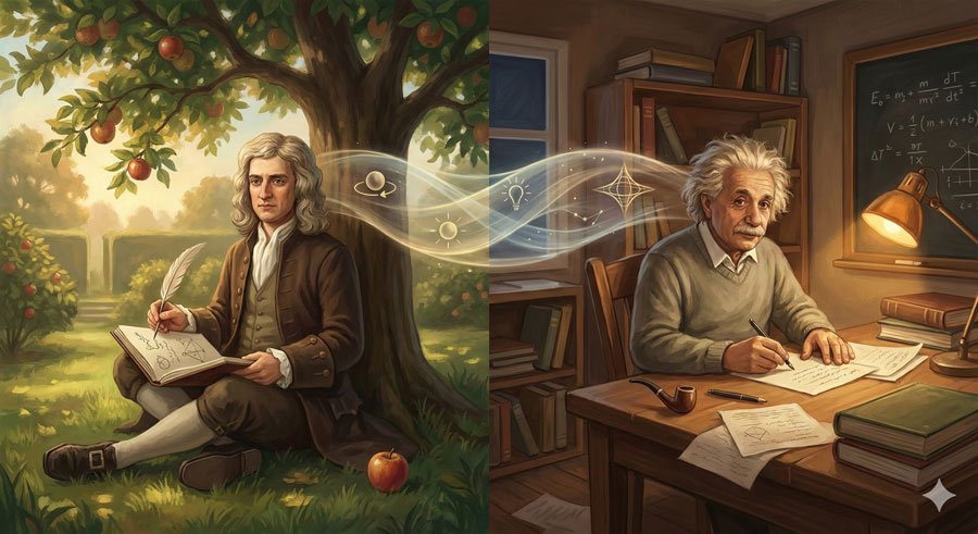Einstein’s Mind Palace: How E=mc² and Pure Imagination Changed Our View of the Universe 10 Einstein, Newton and the Power of Solitude