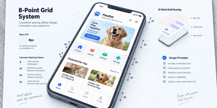 UI Spacing Rules: Master the 8-Point Grid (Part 4)