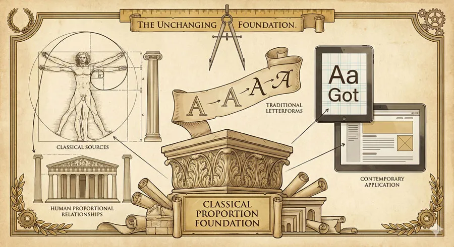 Gill Sans - Humanist Alternative Modernism 14 Classical Proportion as Design Foundation