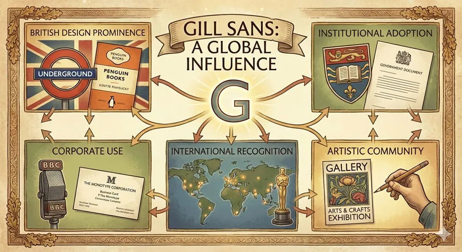 Gill Sans - Humanist Alternative Modernism 17 British Design Adoption