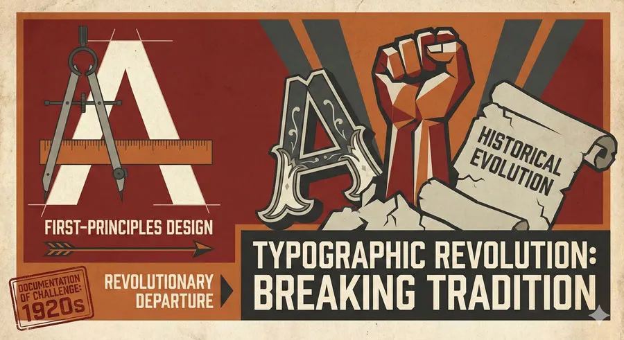 Futura - Geometric Modernism Revolution 17 Challenge to Typographic Tradition