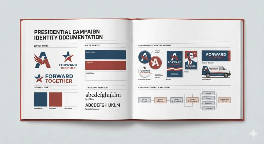 Gotham - Political Design & Elections Power 20 Presidential Campaigns and Visual Identity
