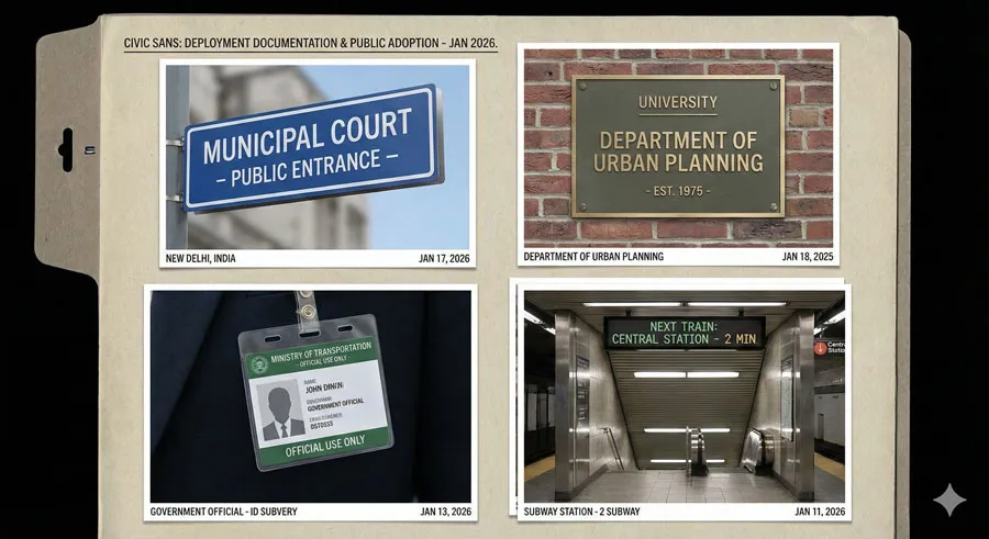 Futura - Geometric Modernism Revolution 27 Public Signage and Institutional Design