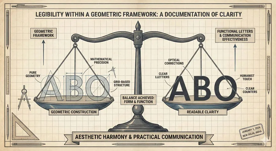 Futura - Geometric Modernism Revolution 30 Legibility and Geometric Purity