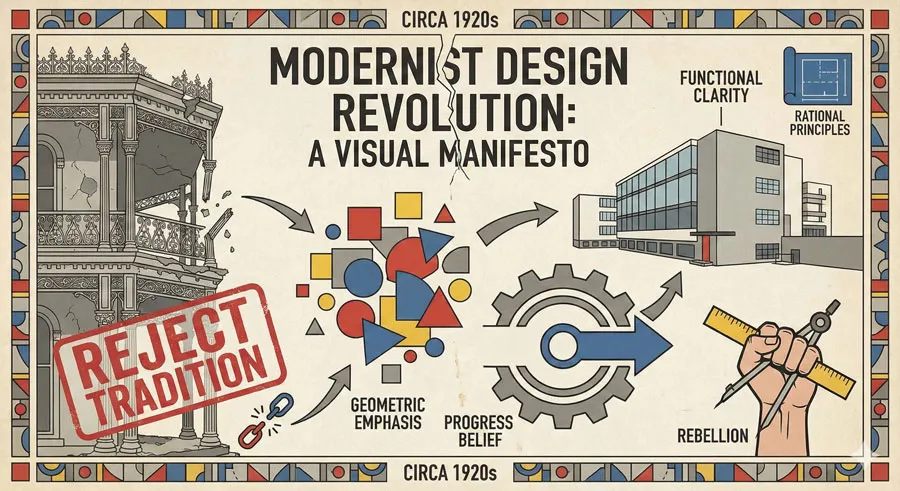 Futura - Geometric Modernism Revolution 2 Modernist Design Principles and Rebellion