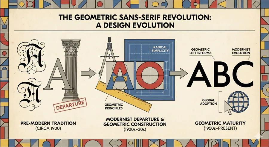 Futura - Geometric Modernism Revolution 4 Geometric Sans-Serif Development
