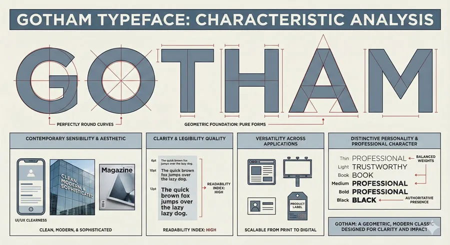 Gotham - Political Design & Elections Power 5 Typeface Characteristics