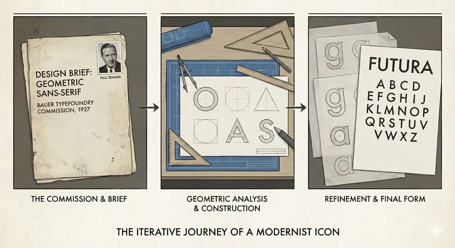 Futura - Geometric Modernism Revolution 8 Design Brief and Development
