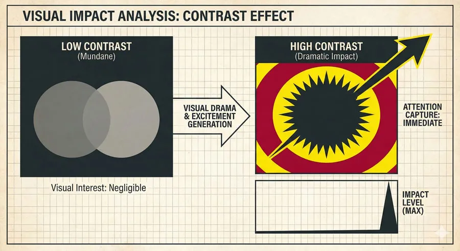 Bodoni - Theatrical Prestige Aesthetics 17 Extreme Contrast and Visual Excitement