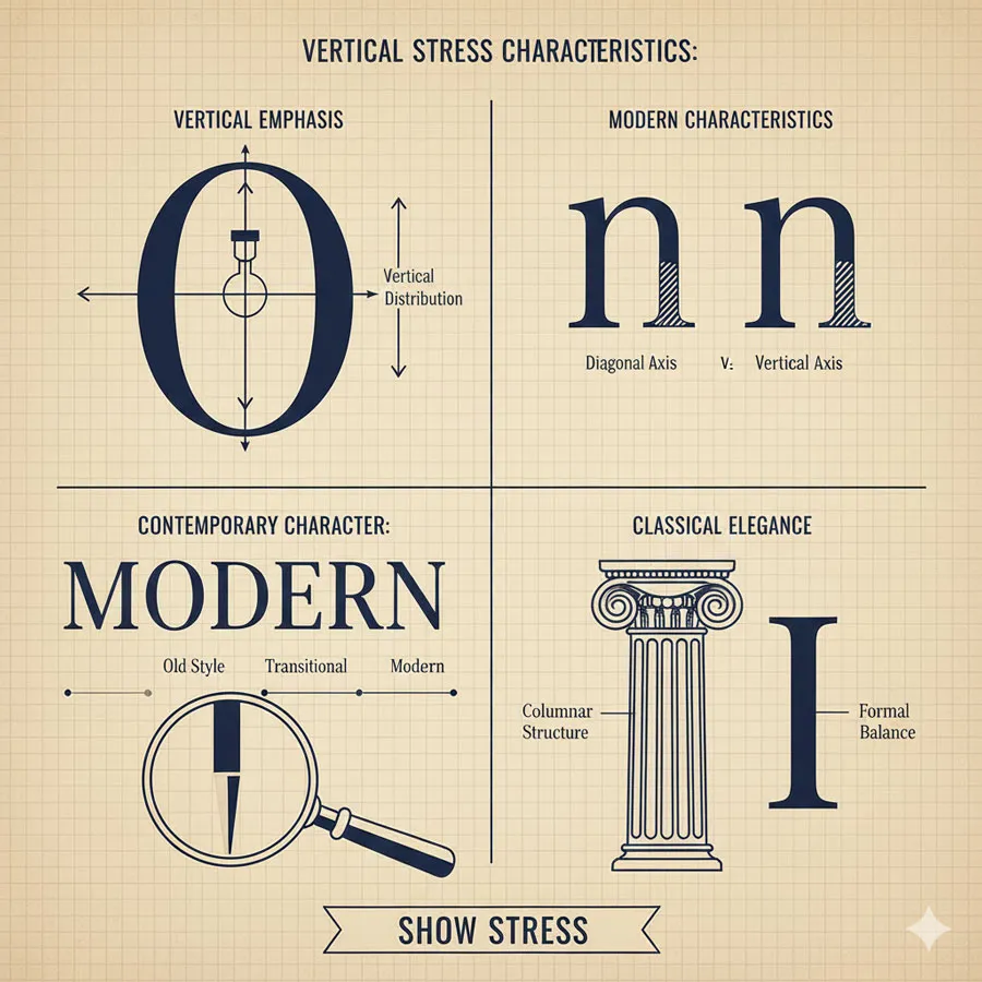 Baskerville - Print Excellence & Love Story 19 Vertical Stress and Modern Sensibility