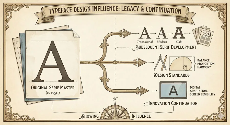 Baskerville - Print Excellence & Love Story 22 Influence on Serif Typeface Design