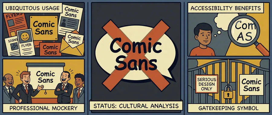 Worst Fonts - Criticism & Gatekeeping Analysis 2 Comic Sans as Canonical Example