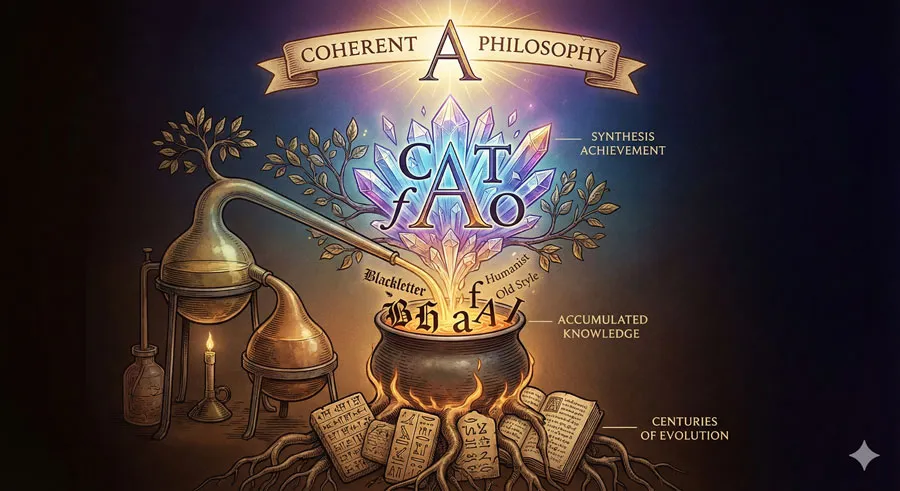 Garamond - Classical Foundation Principles 4 Synthesis of Typographic Evolution