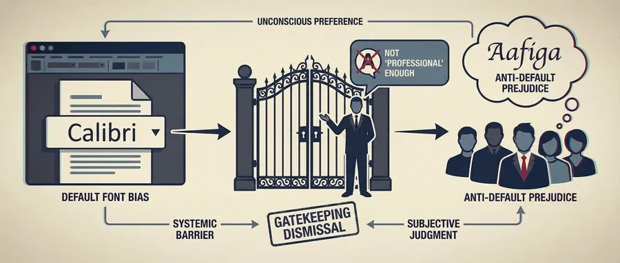 Worst Fonts - Criticism & Gatekeeping Analysis 5 Calibri and Default Denigration
