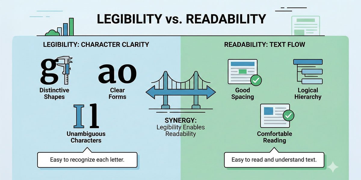 Legibility Vs. Readability - Typography Fundamentals