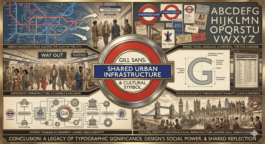 Gill Sans & The Tube - Urban Identity Infrastructure 29 Conclusion: Typography as Shared Urban Infrastructure