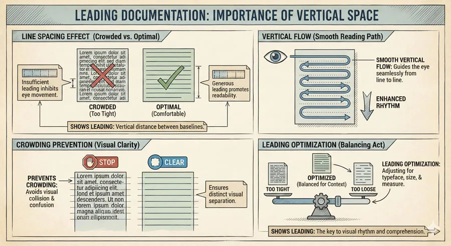 Legibility vs. Readability - Typography Fundamentals 29 Leading (Line Spacing) and Vertical Flow