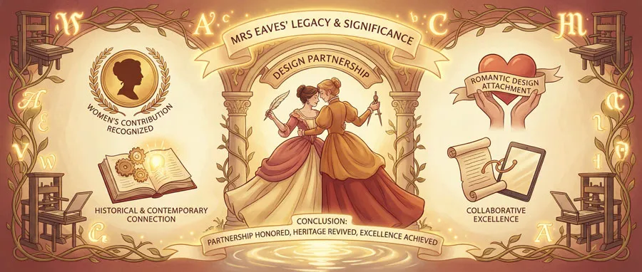 Baskerville & Mrs. Eaves - Love, Partnership & Revival 43 Conclusion: Love, Partnership, and Design Excellence