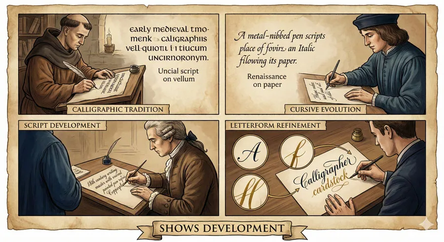 Ampersand & Interrobang - Symbol Histories 3 Calligraphic Development and Cursive Evolution