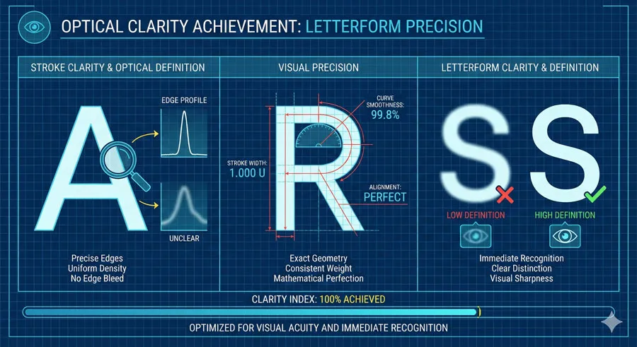 Legibility vs. Readability - Typography Fundamentals 3 Letterform Clarity and Optical Definition