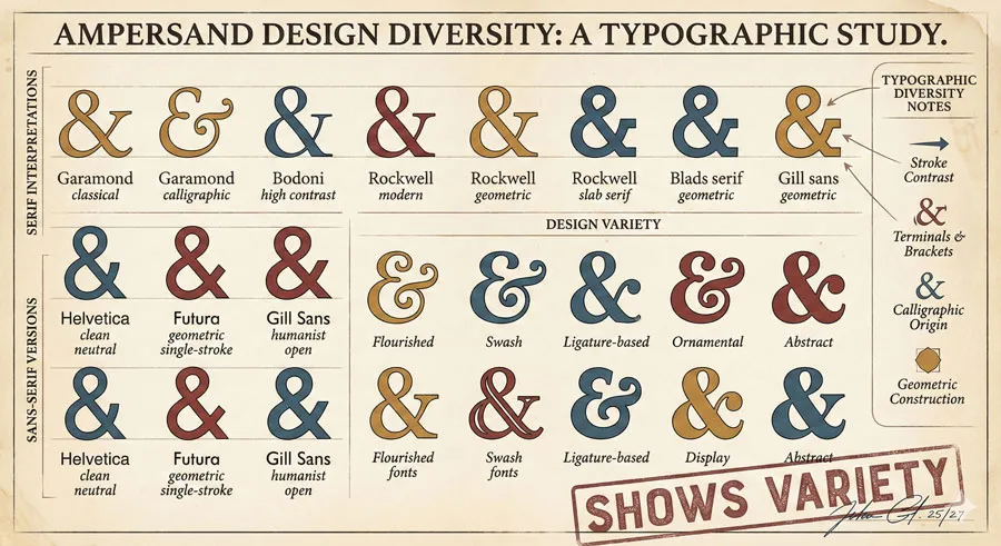 Ampersand & Interrobang - Symbol Histories 5 Typographic Variety and Design Interpretation