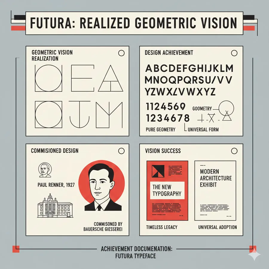 Futura & Paul Renner - Geometric Vision & Revolution 7 Futura: Geometric Vision Realized